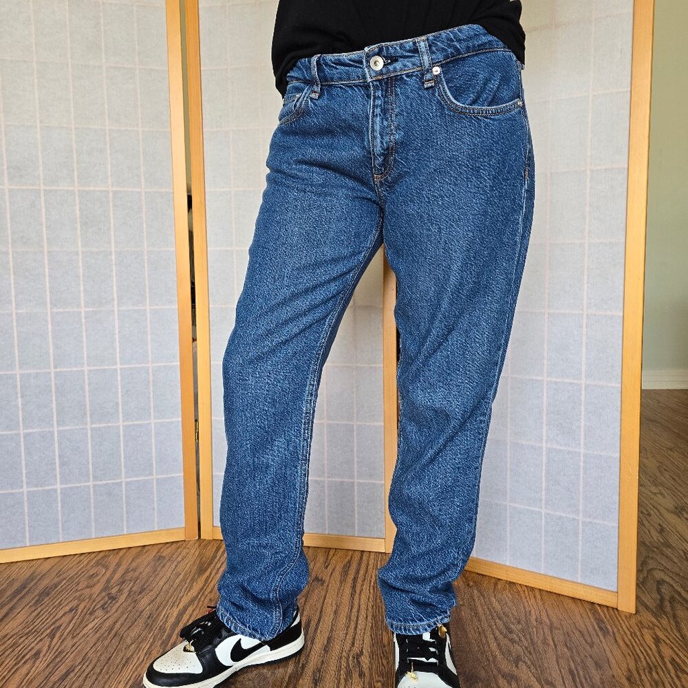 Rag & Bone Mid-Rise Relaxed Fit Straight Leg Jeans EUC - Women's Size 27